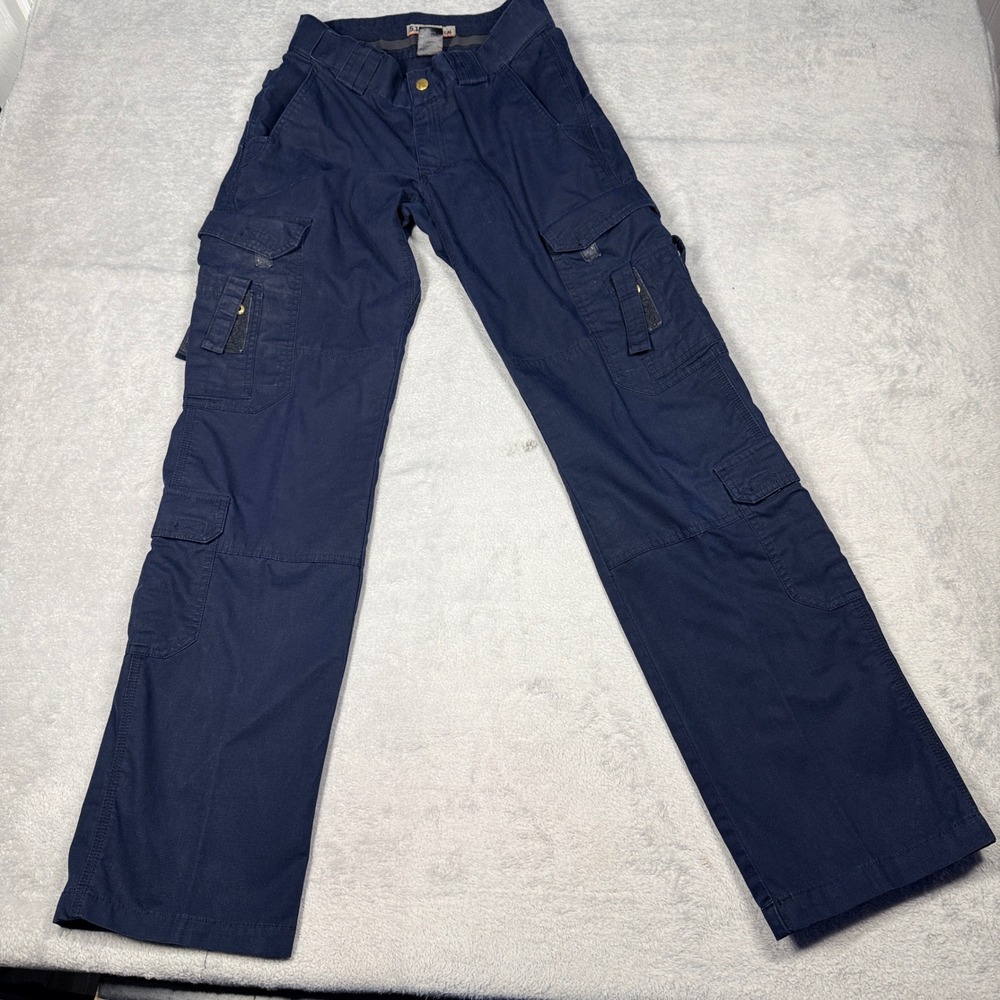 5.11‎ Tactical TDU Cargo Pants Mens 30x33.5 Navy Blue Ripstop Utility 64369-724